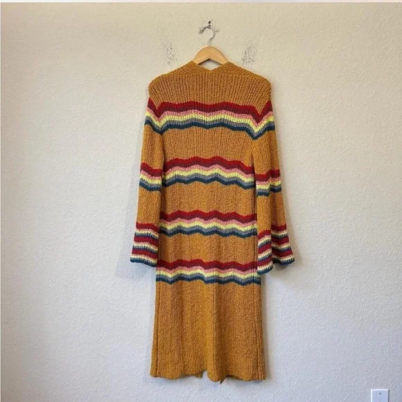 Free People Multicolor Striped Cardigan Small - Picture 5 of 8